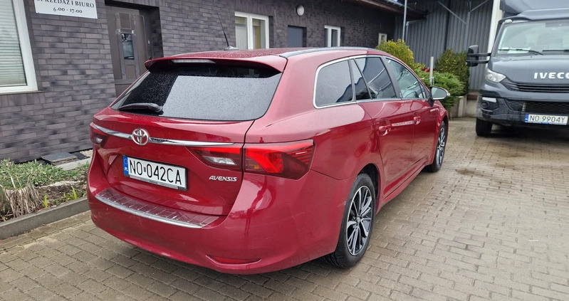 Toyota Avensis cena 53900 przebieg: 238000, rok produkcji 2018 z Leśnica małe 254